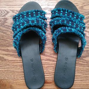 Rothy's Teal Sandals, Size 9.5 **FREE SHIPPING**